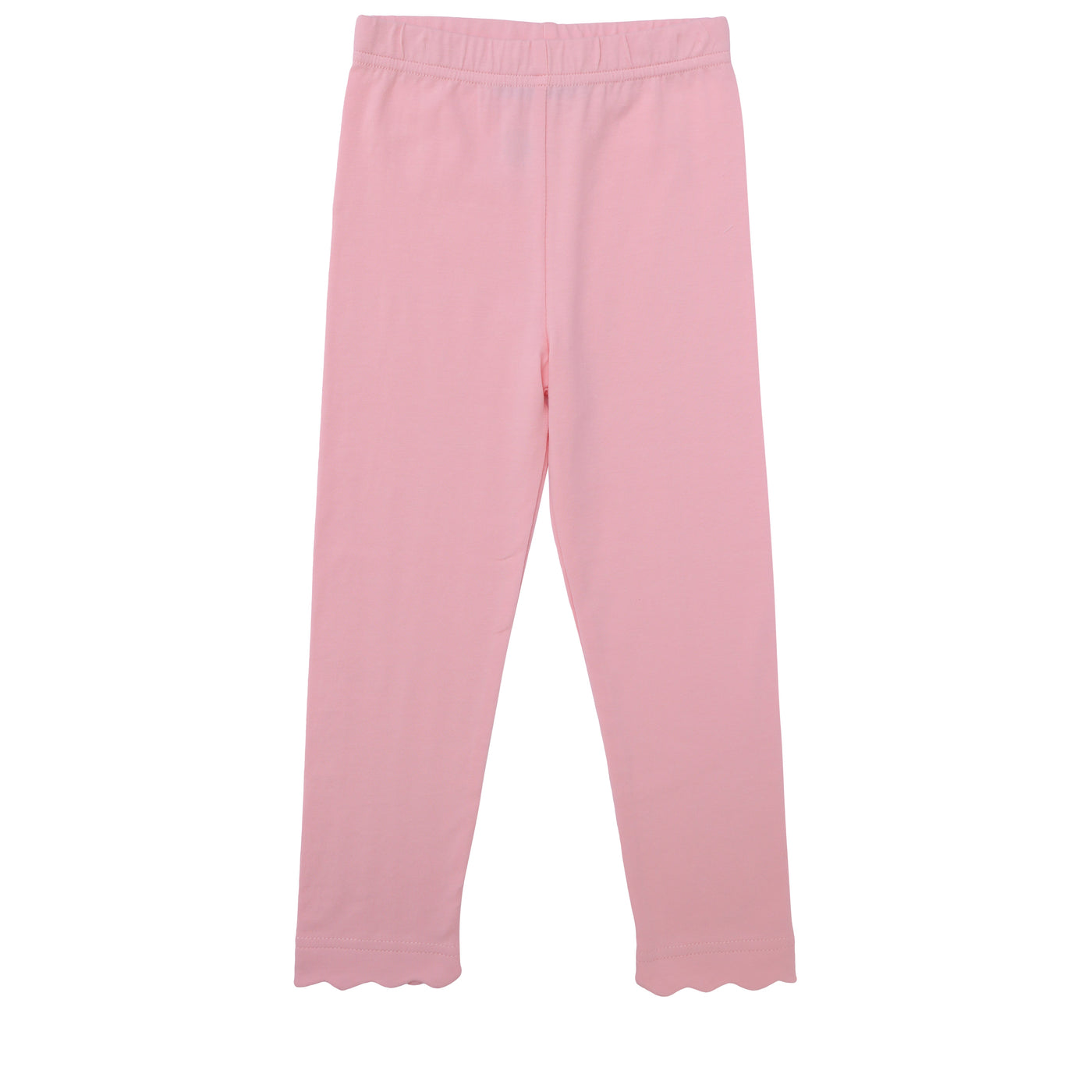 Scallop Leggings - Light Pink