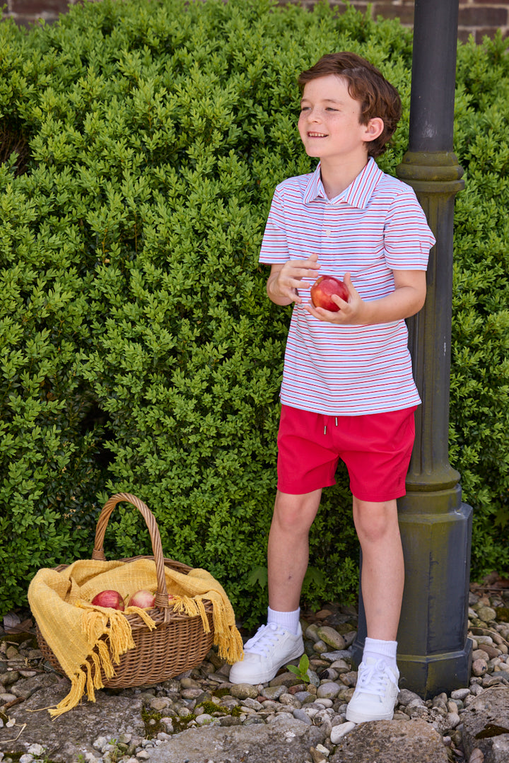Polo - Short Sleeve - Primary Stripe