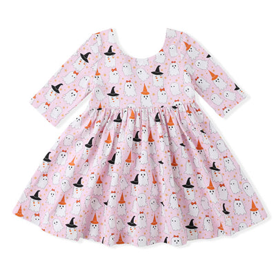 Swoon Baby Glitter Twirl Dress - Ghosts