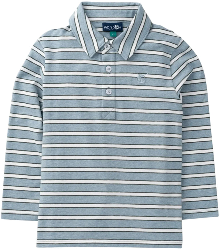 LS Cotton Polo - Arona Stripe