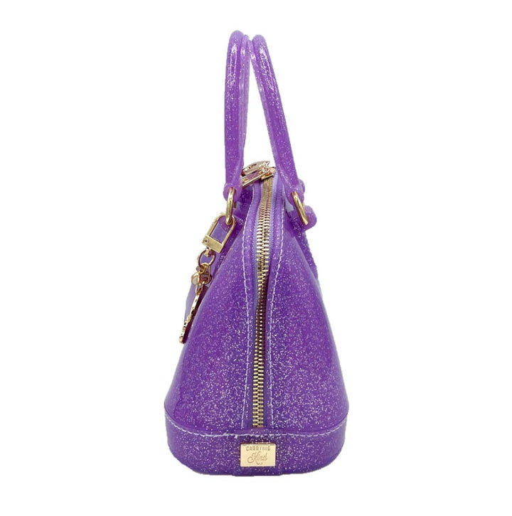 Cate Jelly Purse - Purple Sparkle - Crystal Cupcake