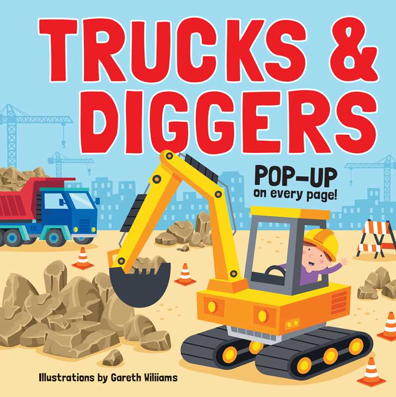 Trucks &amp; Diggers: Pop-Up Book