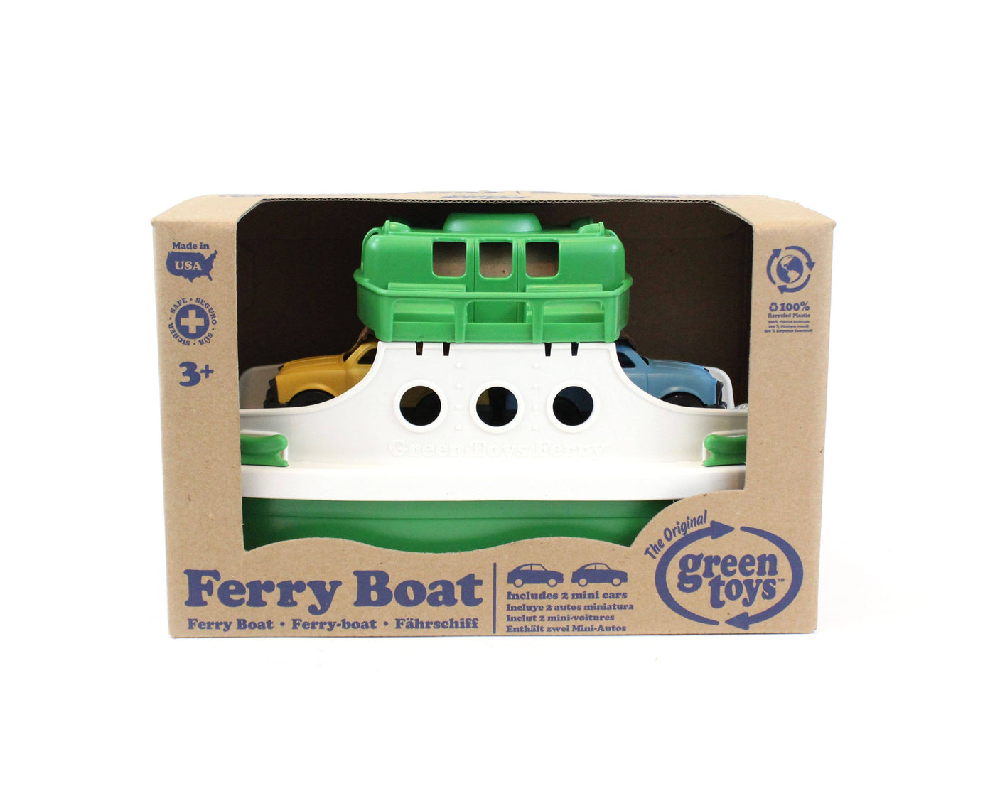 Ferry Boat - Green/White