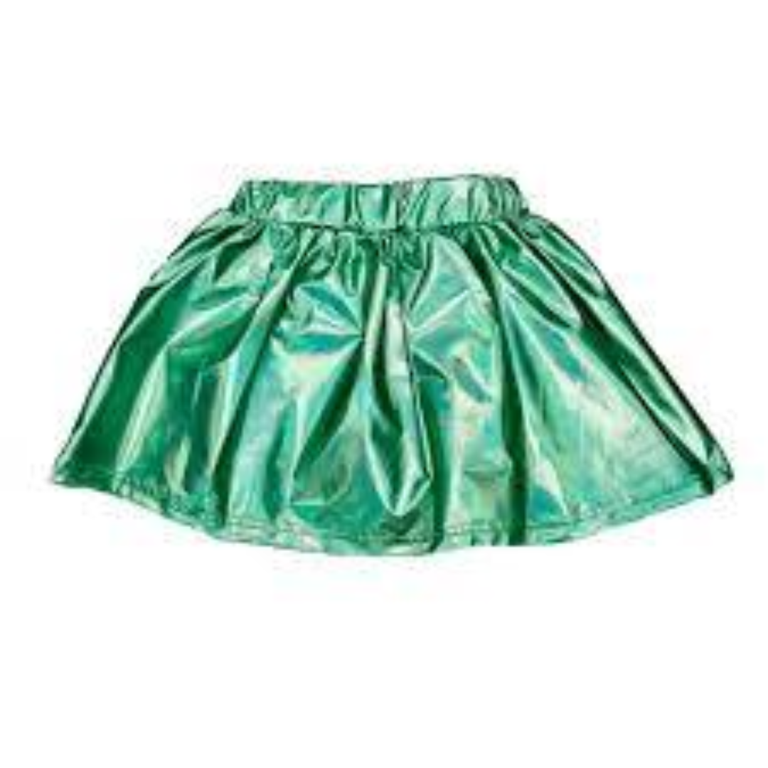 Metallic Skort - Teal