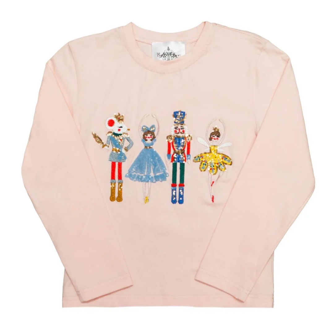 Nutcracker Sequin Shirt - Pink