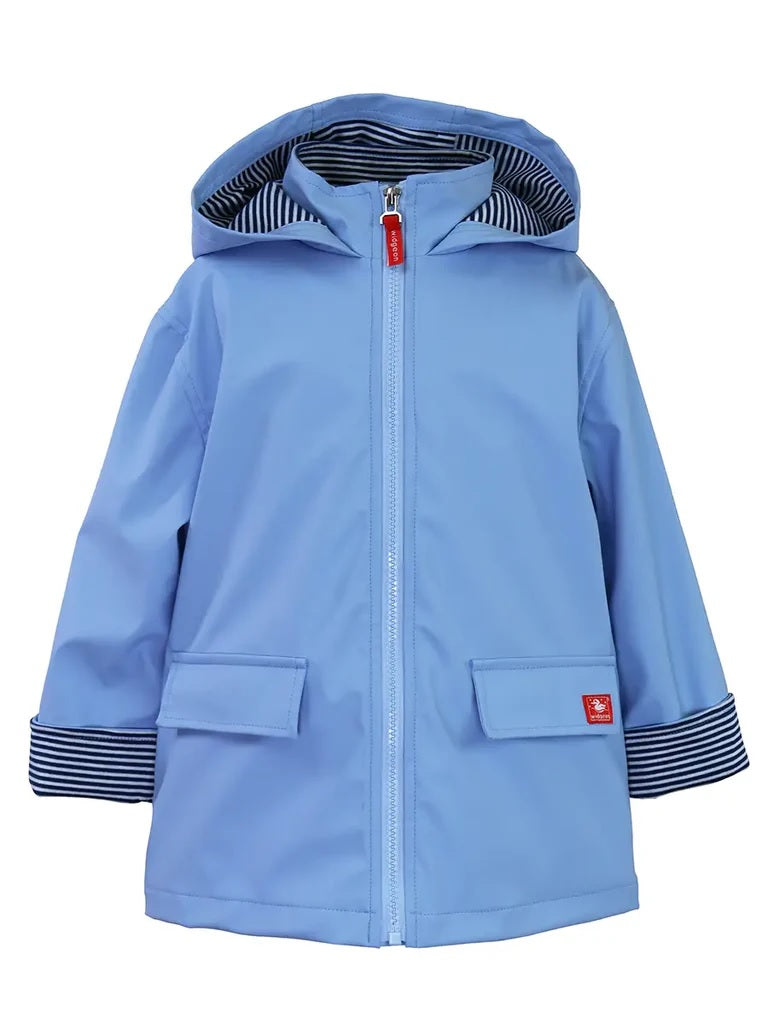 Unisex Rain Jacket - Angel Blue