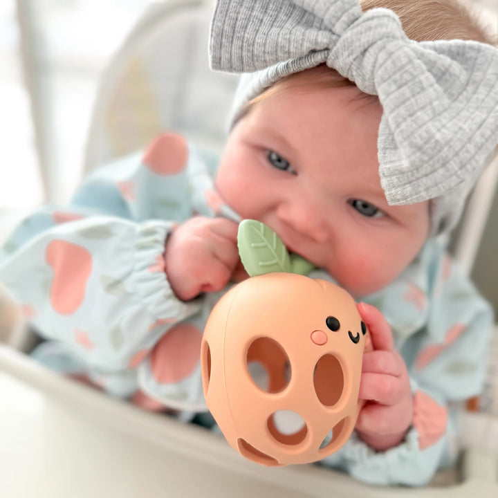 Peach Blossom Silicone Teether