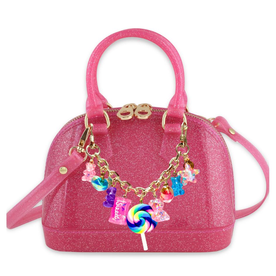 carrying kind Cate Jelly Purse - Hot Pink Sparkle - Candy Crush