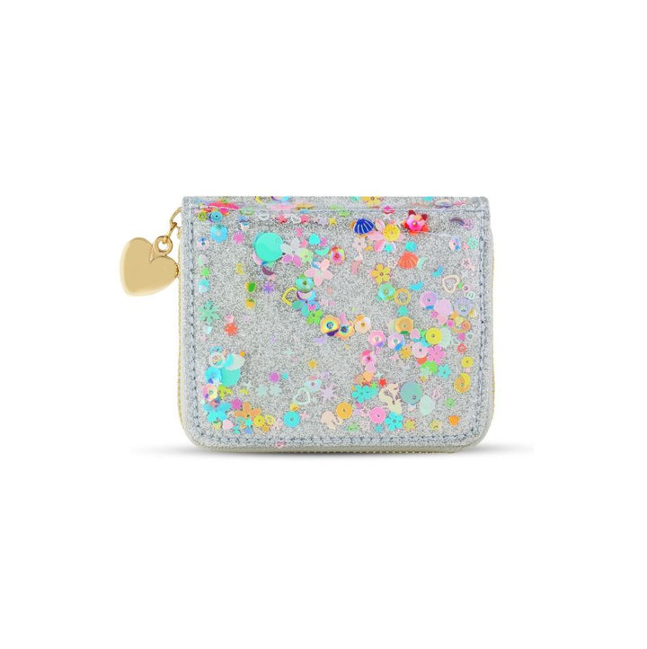 carrying kind Wallet - Confetti Silver