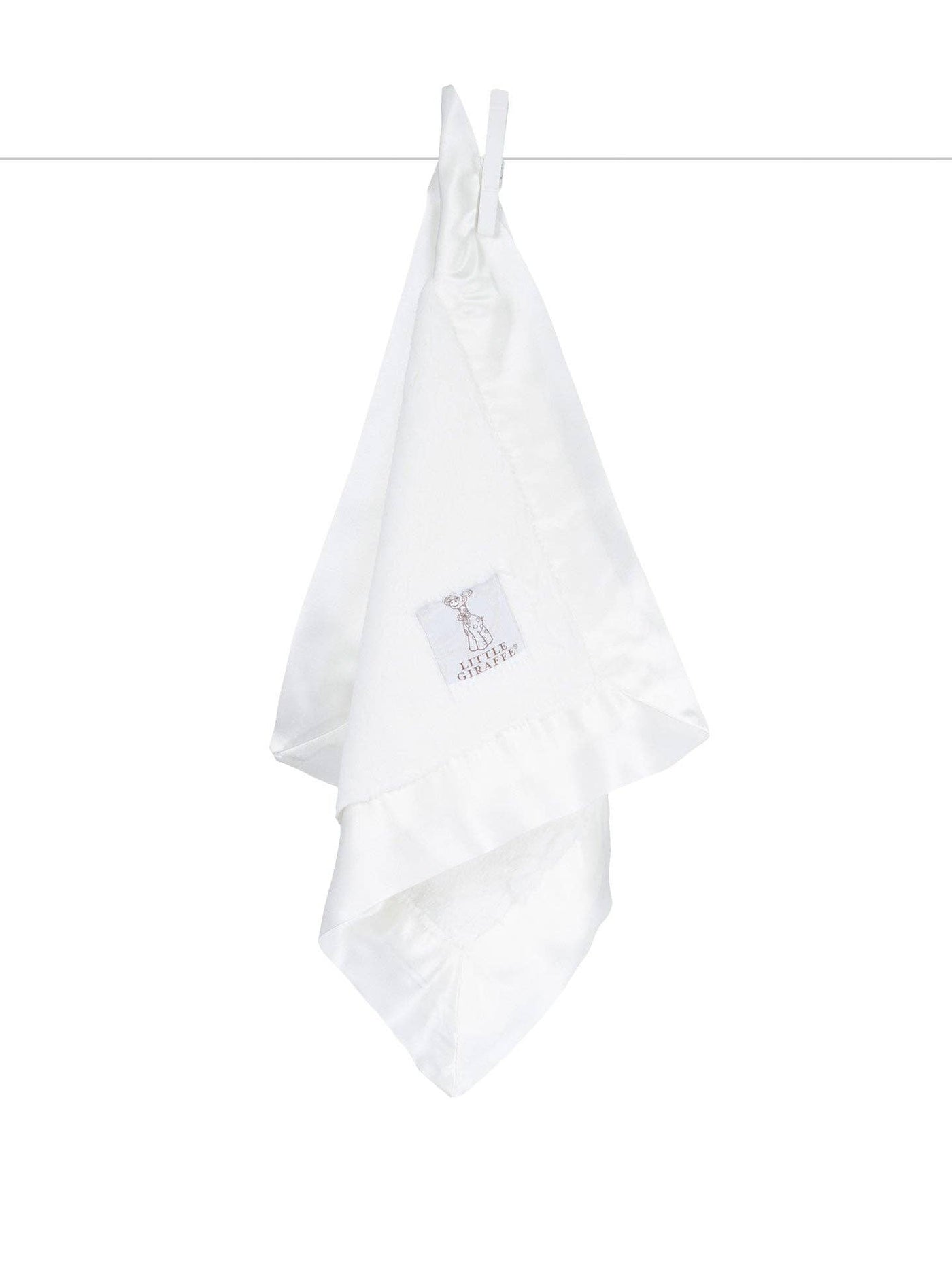 Little Giraffe Luxe™ Blanky - White