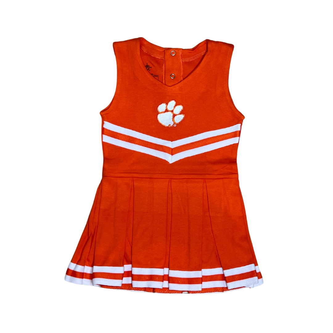 Solid Cheer Dress - Orange