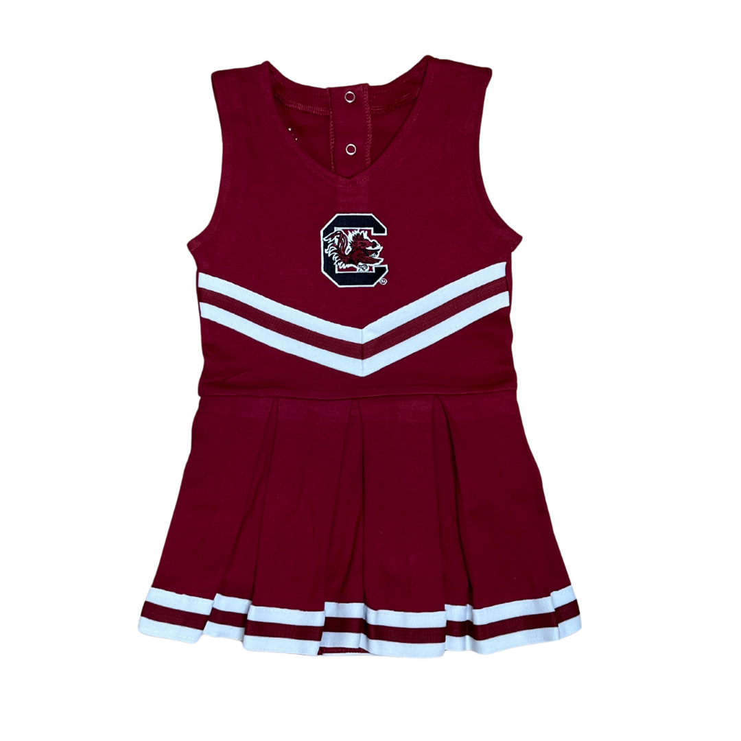 Solid Cheer Dress - Garnet