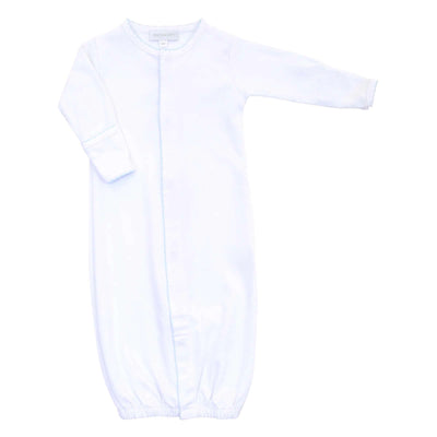 Converter Gown and Hat SET - White with Blue