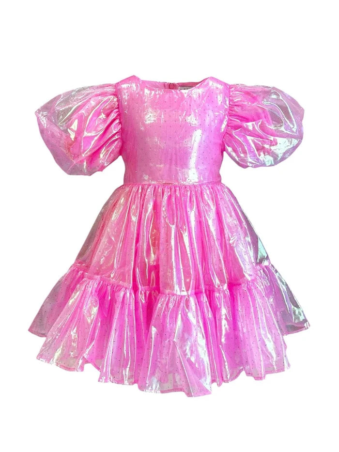 Bubble Gum Hologram Dress