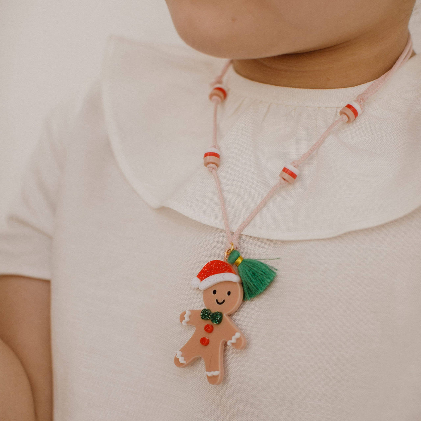 Necklace - Happy Gingerbread Cookie