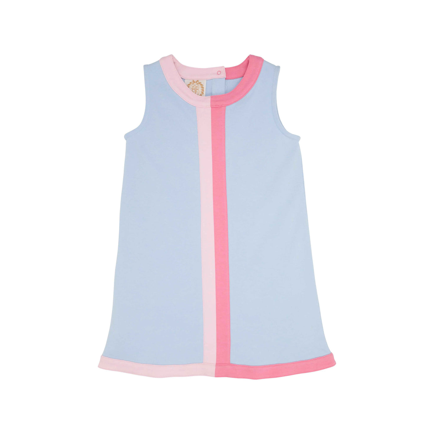 Daisy Dress - Beale Street Blue With Palm Beach Pink & Hamptons Hot Pink Stripe