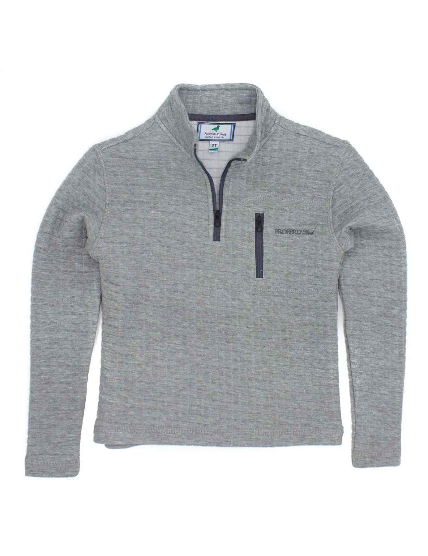 Delta Pullover - Heather Grey