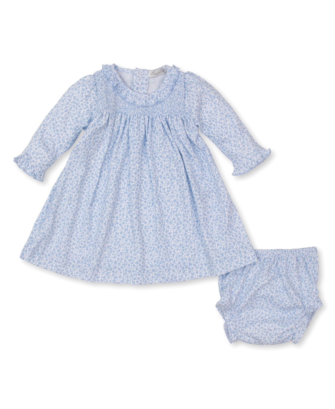 Dress Set - Petite Blooms Blue