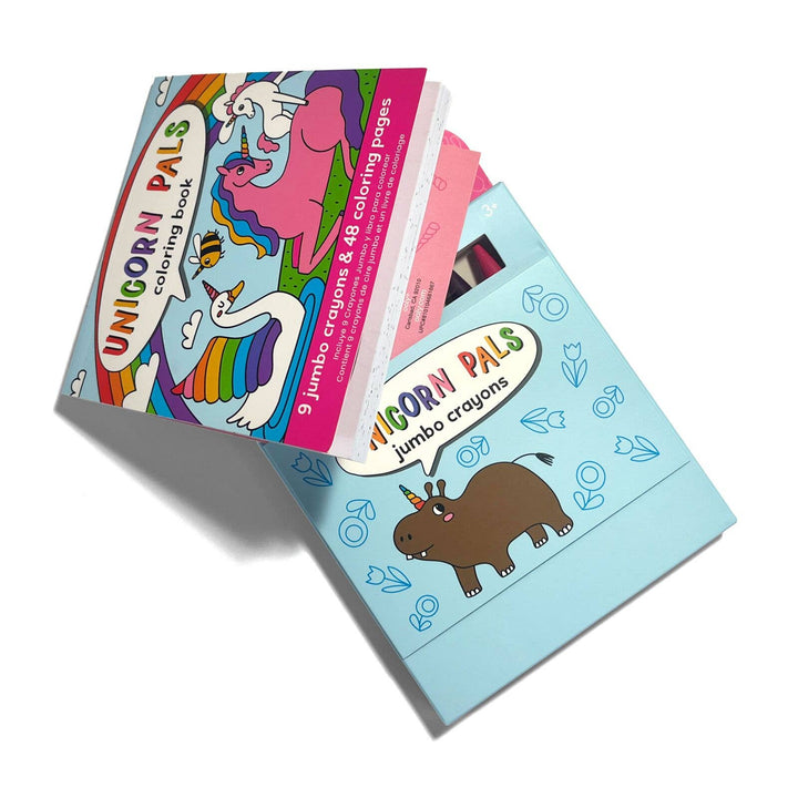 Carry Along Crayons &amp; Coloring Book Kit - Unicorn Pals
