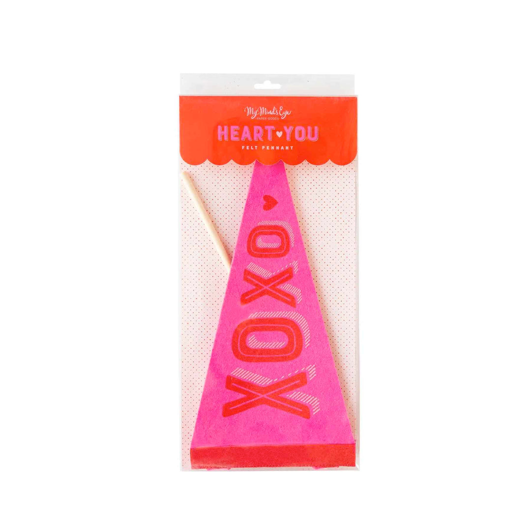 Felt Pennant - XOXO
