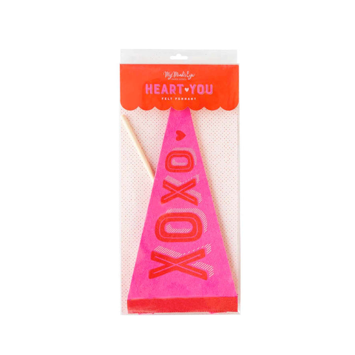 Felt Pennant - XOXO