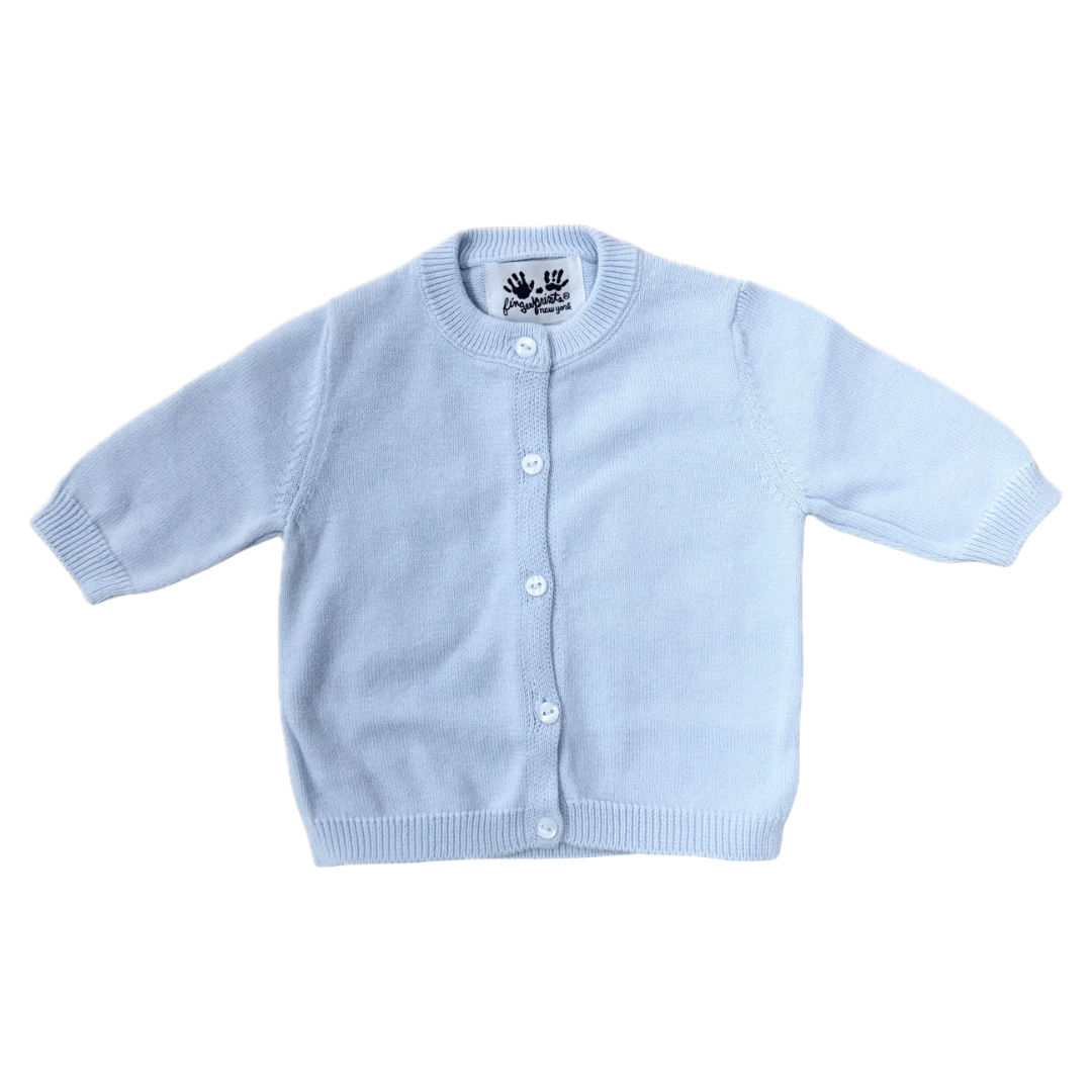 fingerprints cardigan light blue