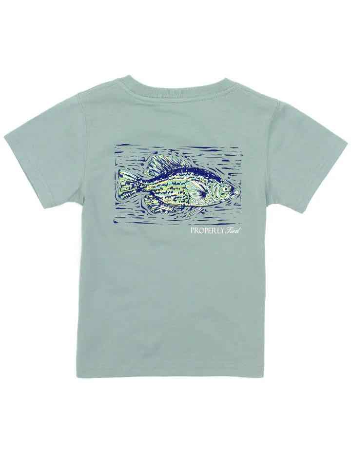 T-Shirt Short Sleeve - Crappie - Fog