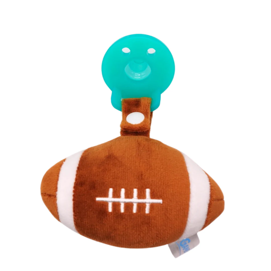 Football Plush Pacifier
