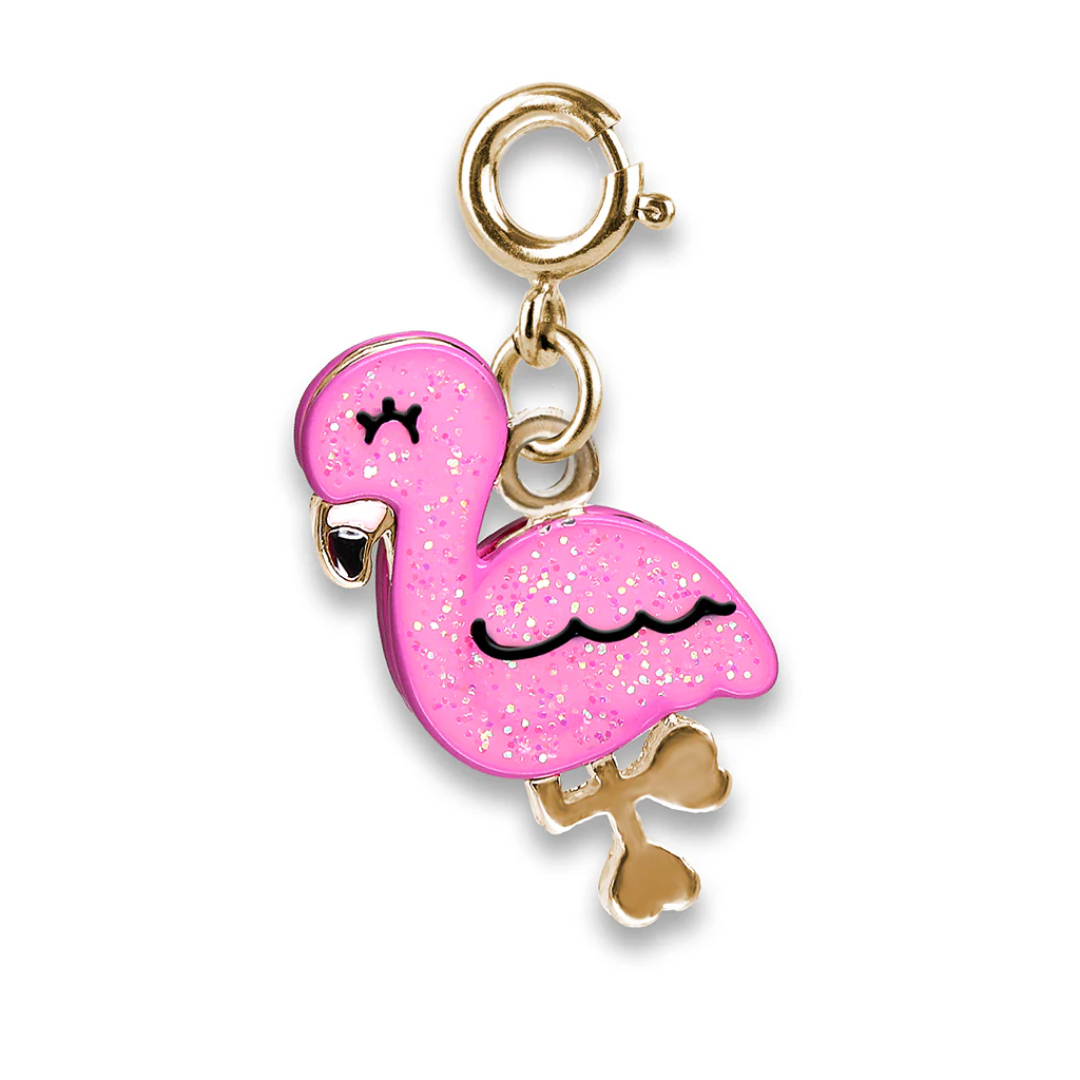 Charm - Glitter Flamingo