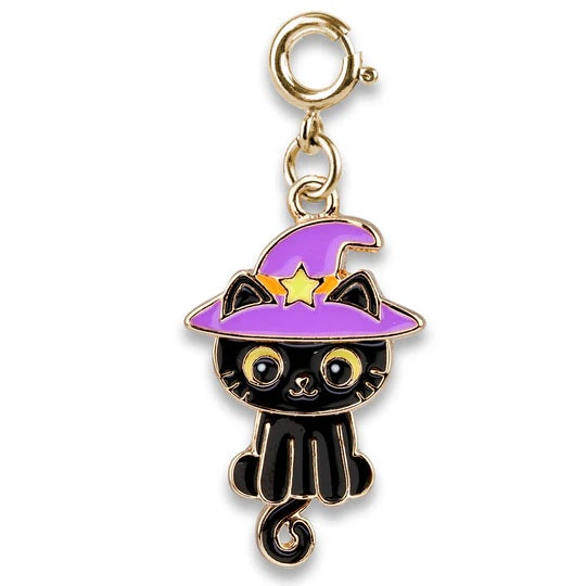 Charm - Swivel Black Cat