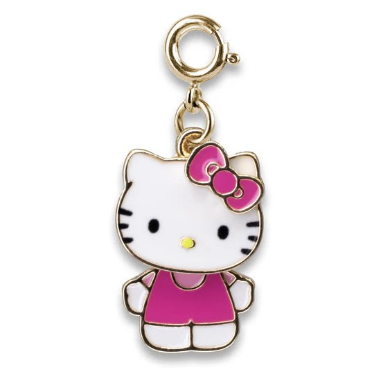 Charm - Gold Swivel Hello Kitty