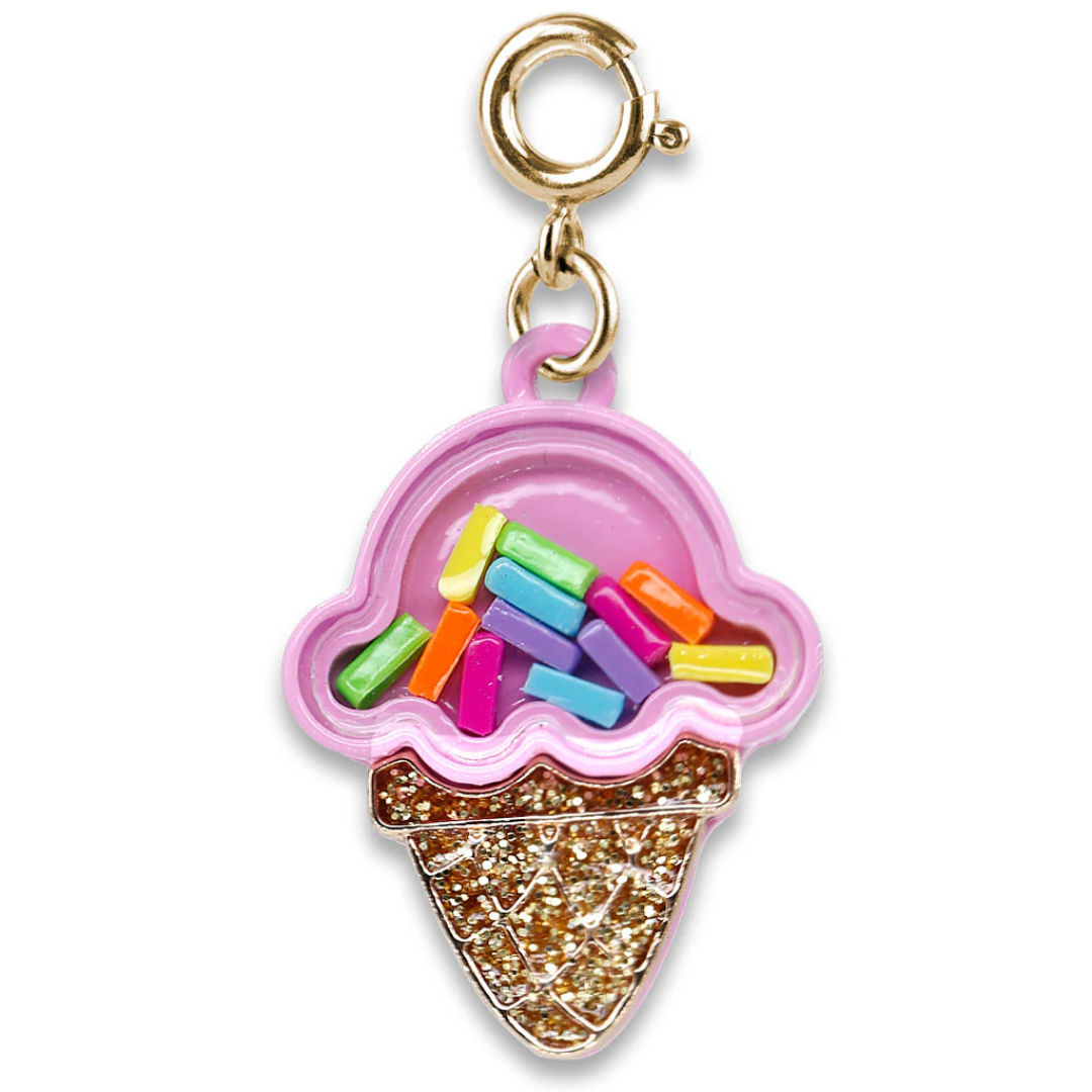 Charm - Gold Ice Cream Cone Shaker
