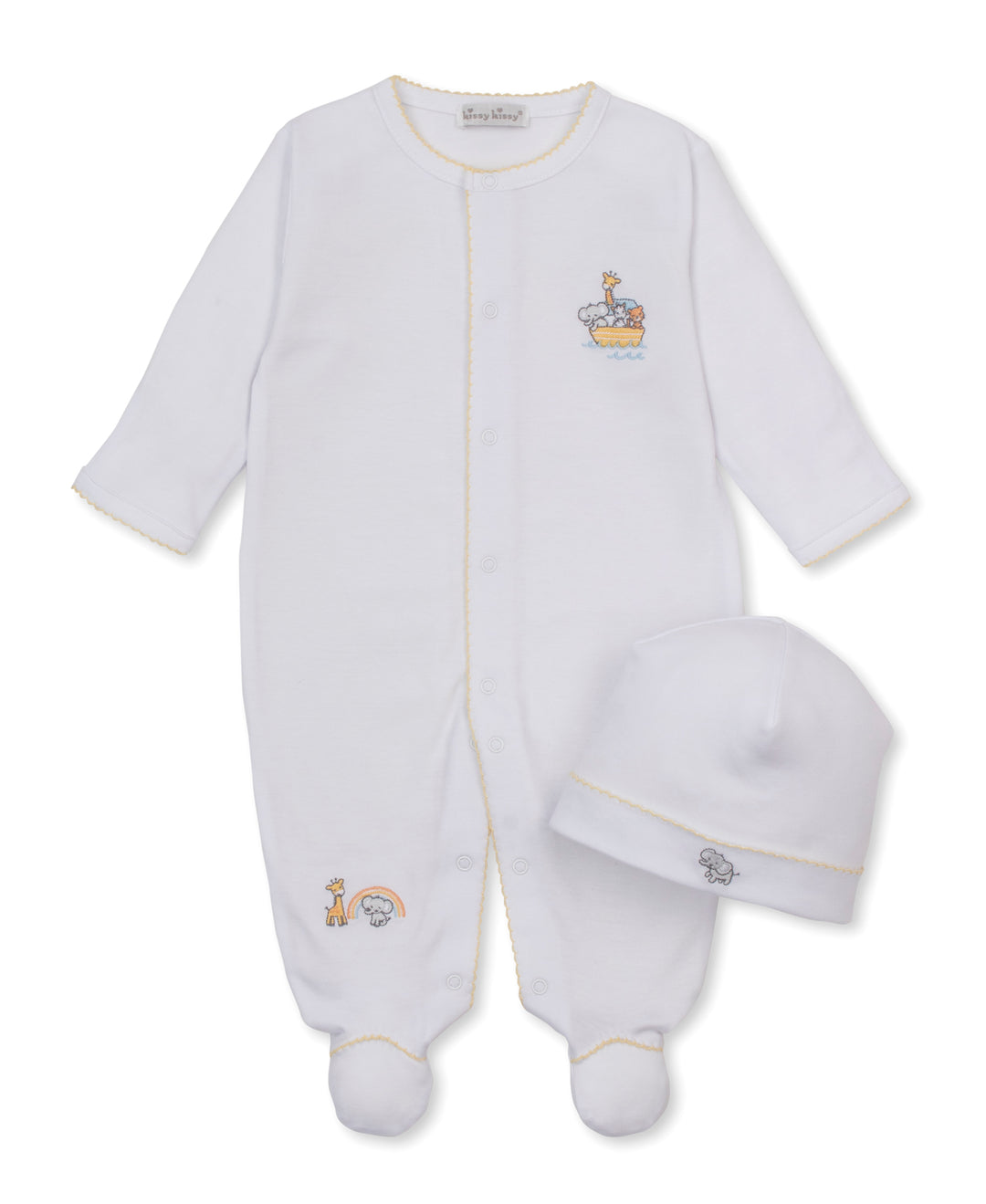kissy kissy Footie and Hat SET - Noah&