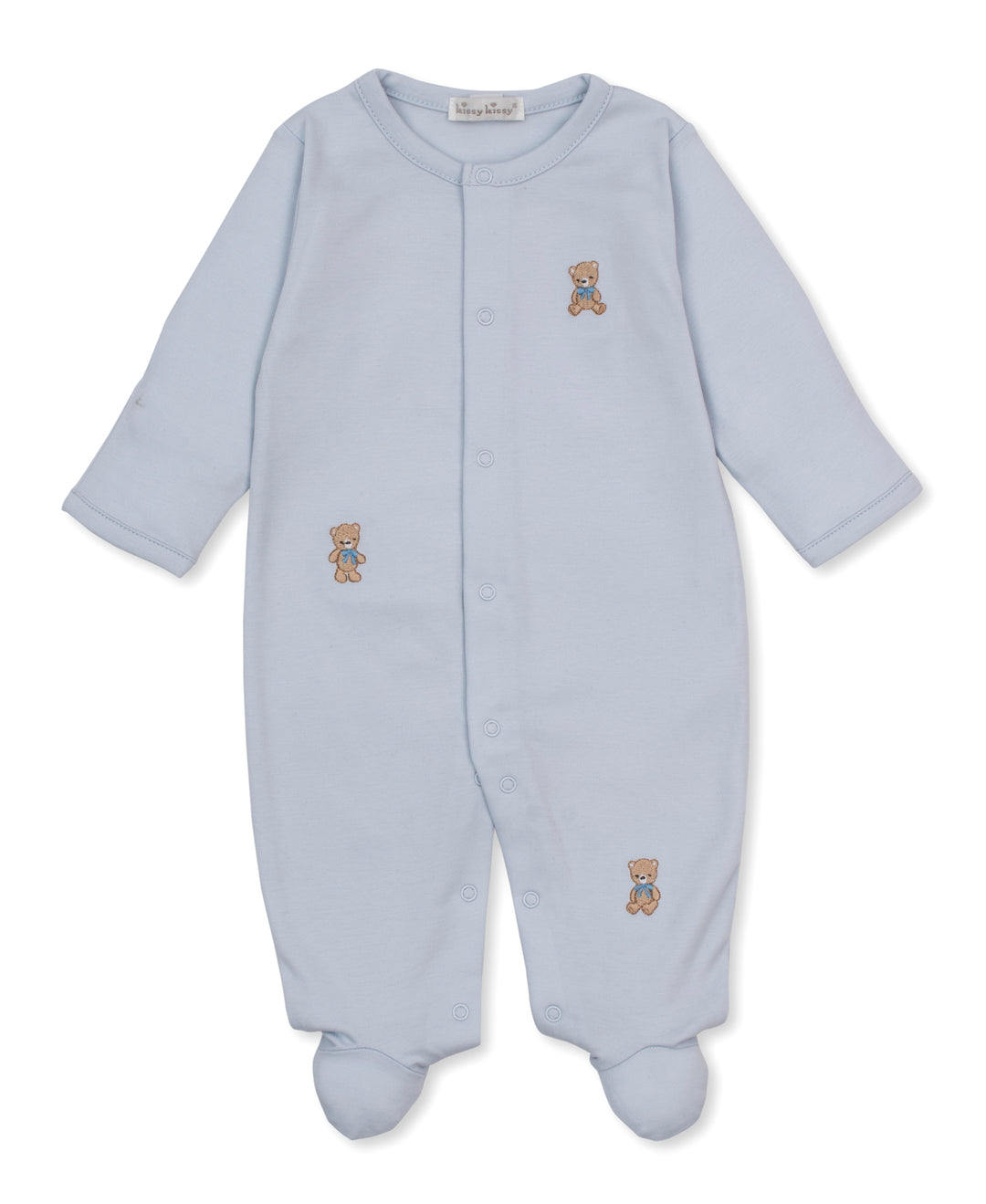 kissy kissy Footie - Blue Teddy Bear Club