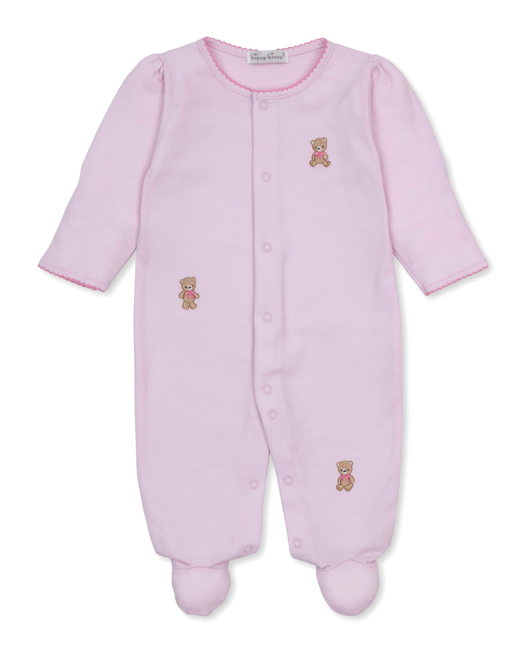 kissy kissy Footie - Pink Teddy Bear Club