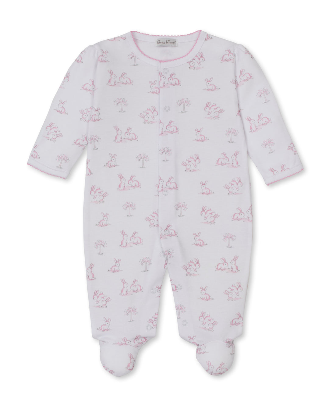 kissy kissy Footie Zipped - Springtime Bunny Fun