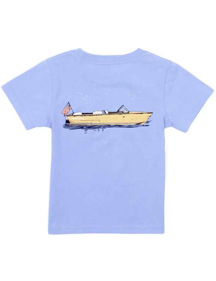 T-Shirt Short Sleeve - Boating Tradition - Light Blue