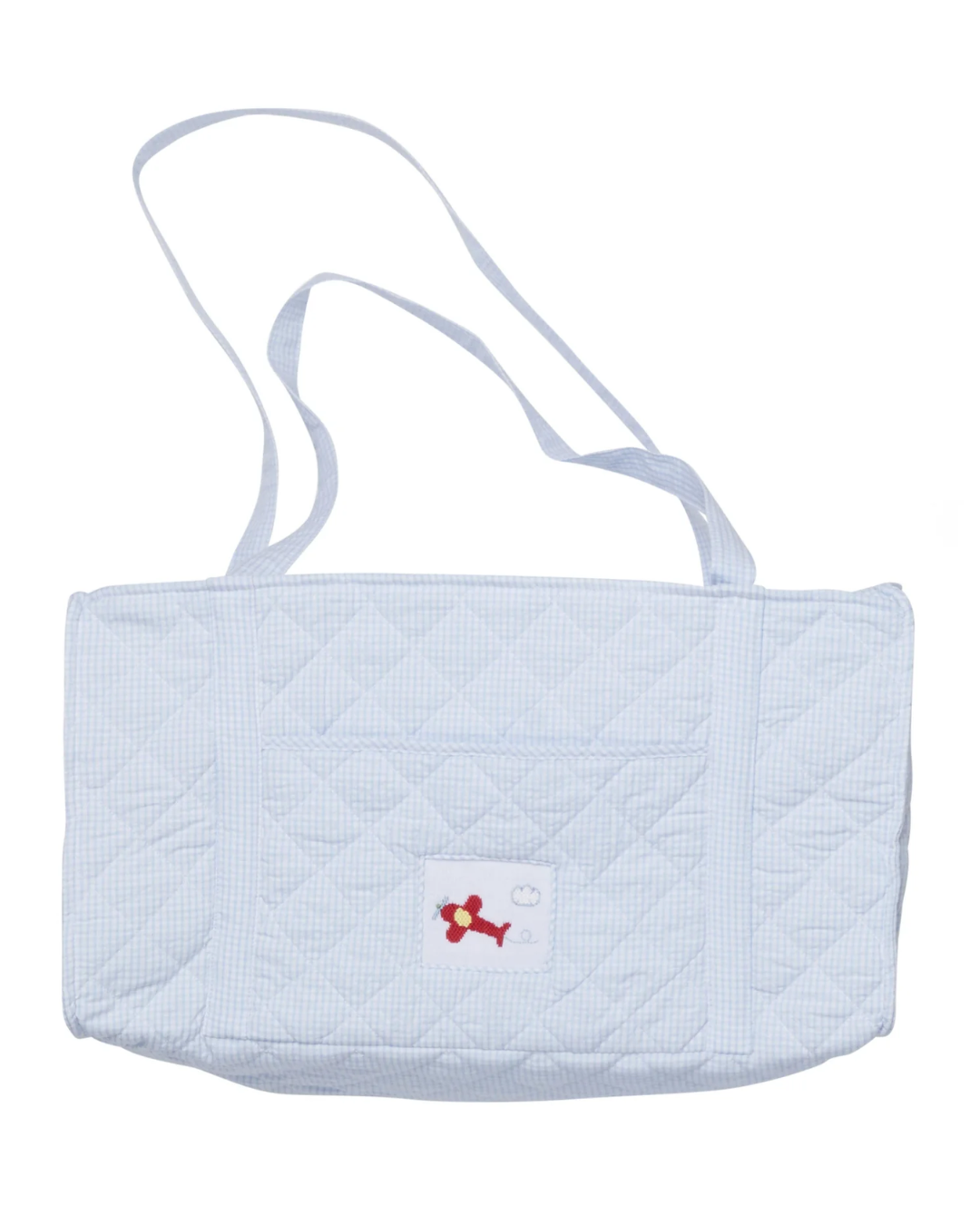 little english quilted duffle bag airplane