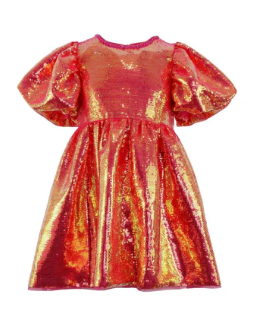 lola and the boys Party Dress - Scarlet Sequin