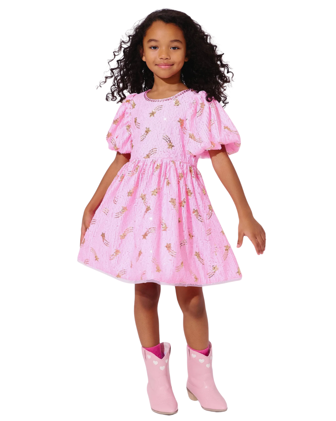Sequin Gem Dress - Shooting Star