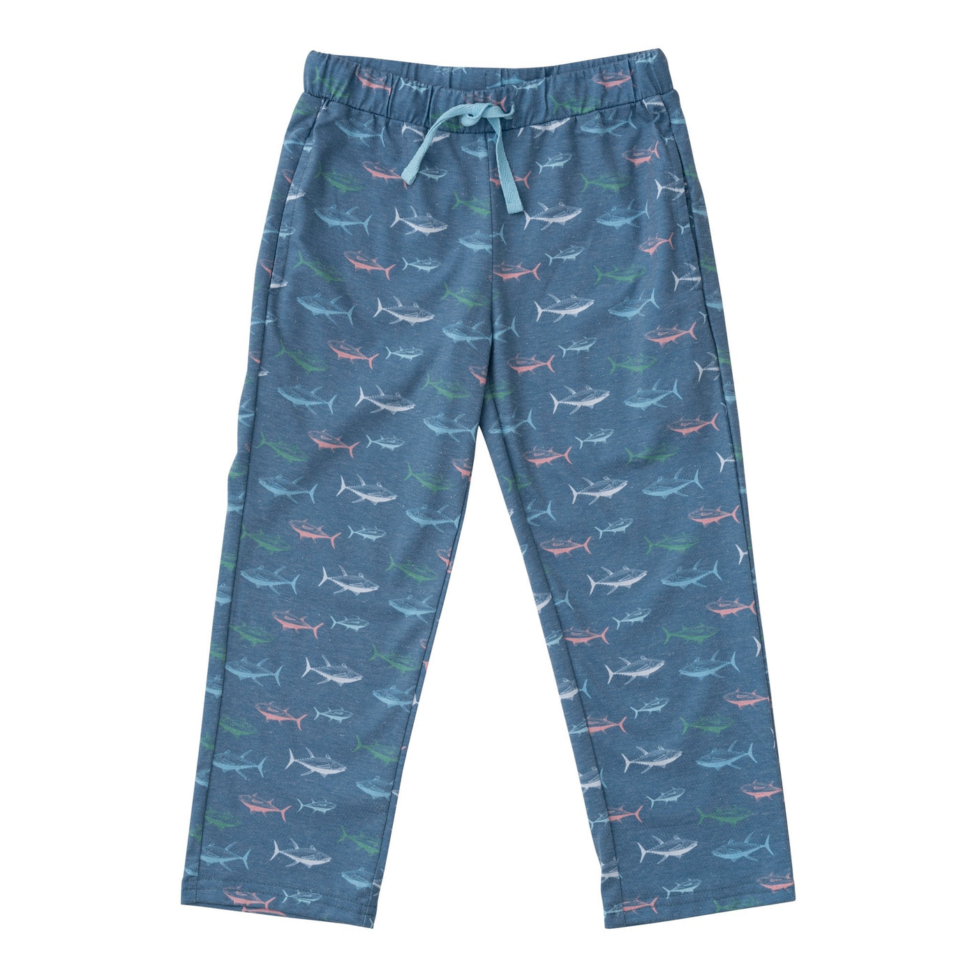 Lounge Life Pants - Ethereal Blue Striped Bass
