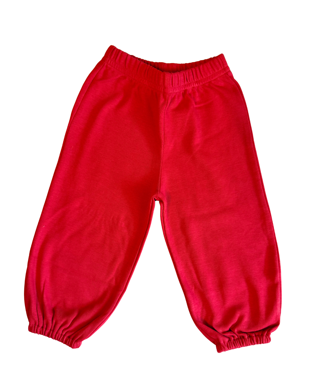 luigi Knit Jogger Pants - Deep Red