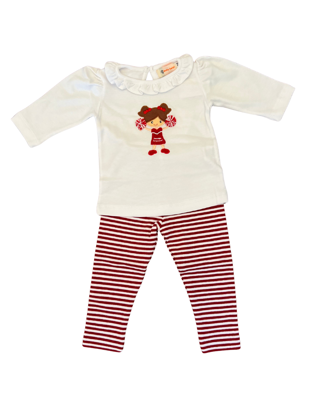 luigi Shirt & Legging SET - Garnet Cheerleader