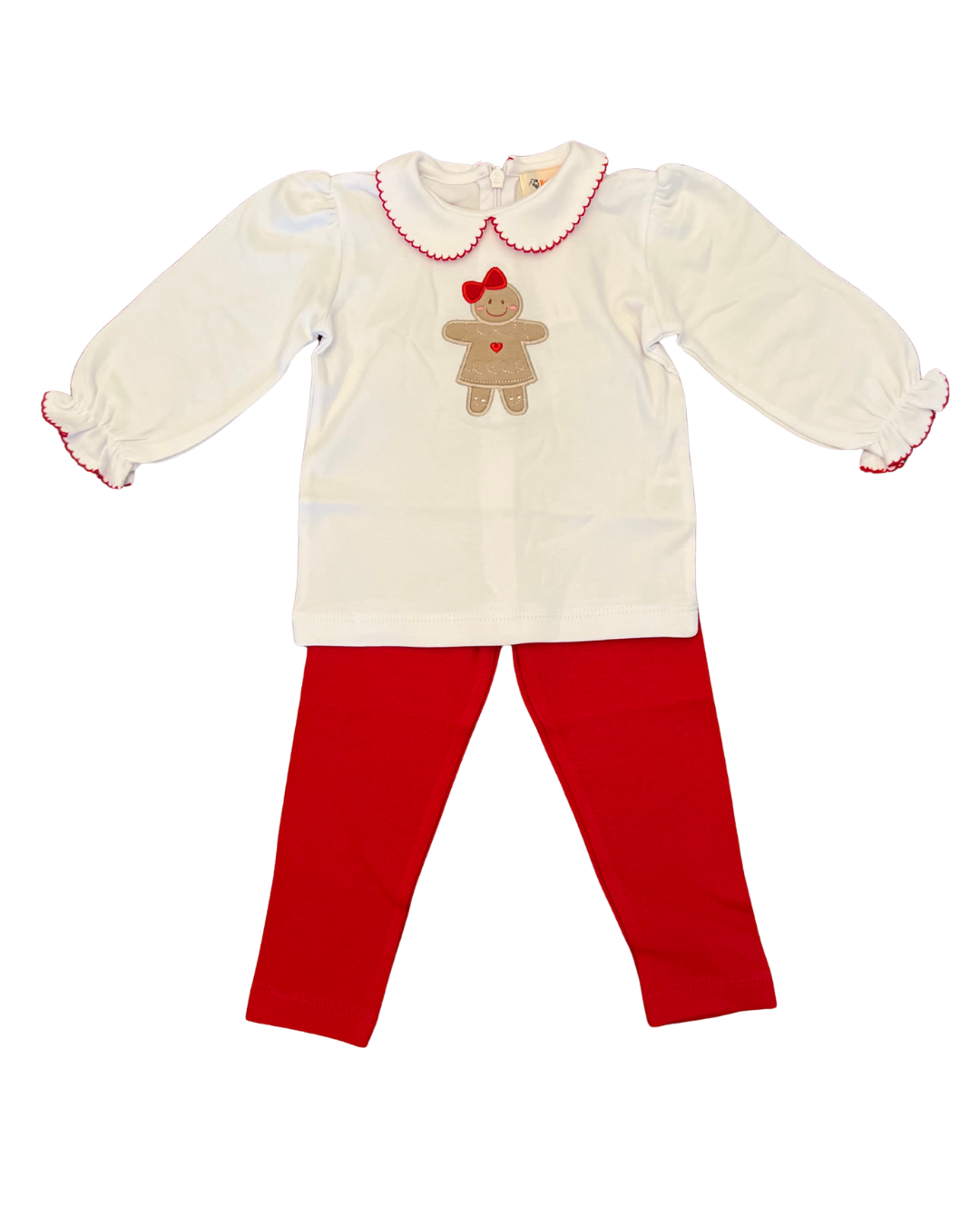 luigi Shirt & Legging SET - Red Gingerbread Girl
