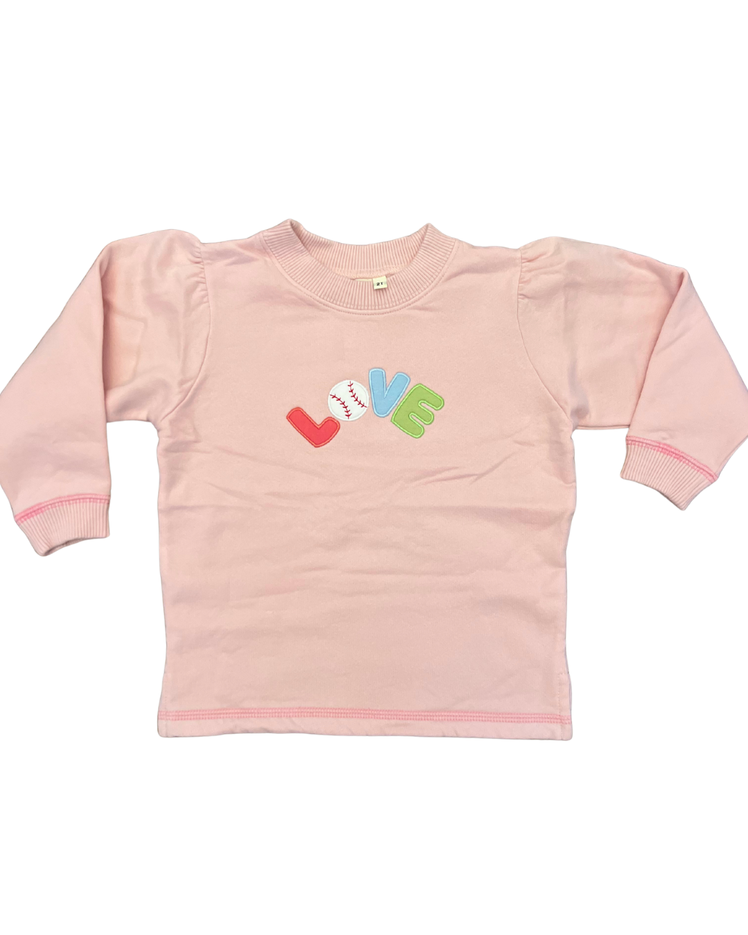 luigi Sweatshirt - Light Pink with LOVE