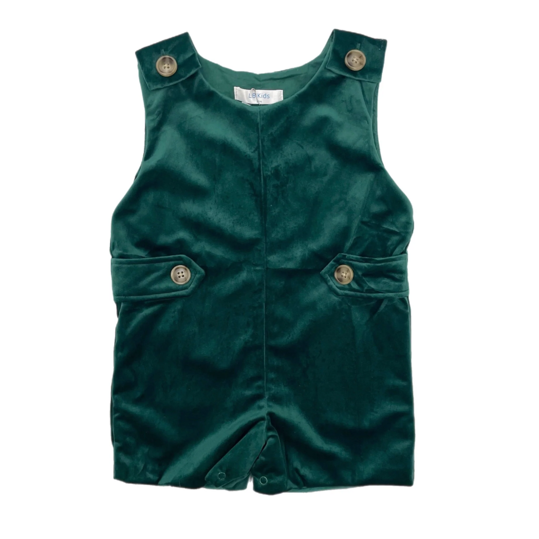 lulu bebe Pete Boy Shortall - Green Velvet