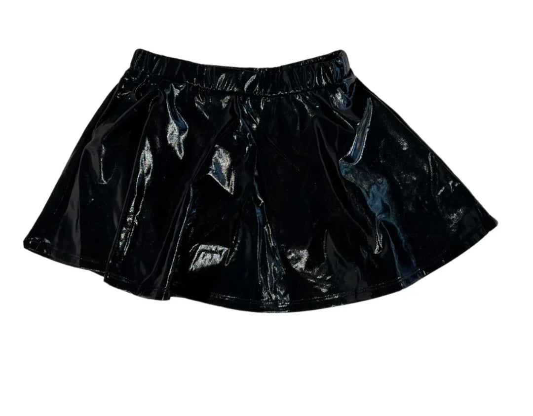 lulu bebe Zoe Skort - Metallic Black