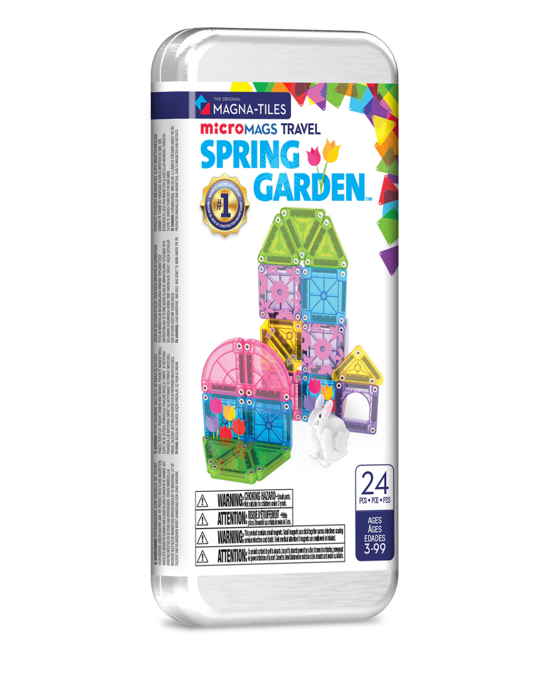 Magna-Tiles MicroMags Spring Garden Travel Set