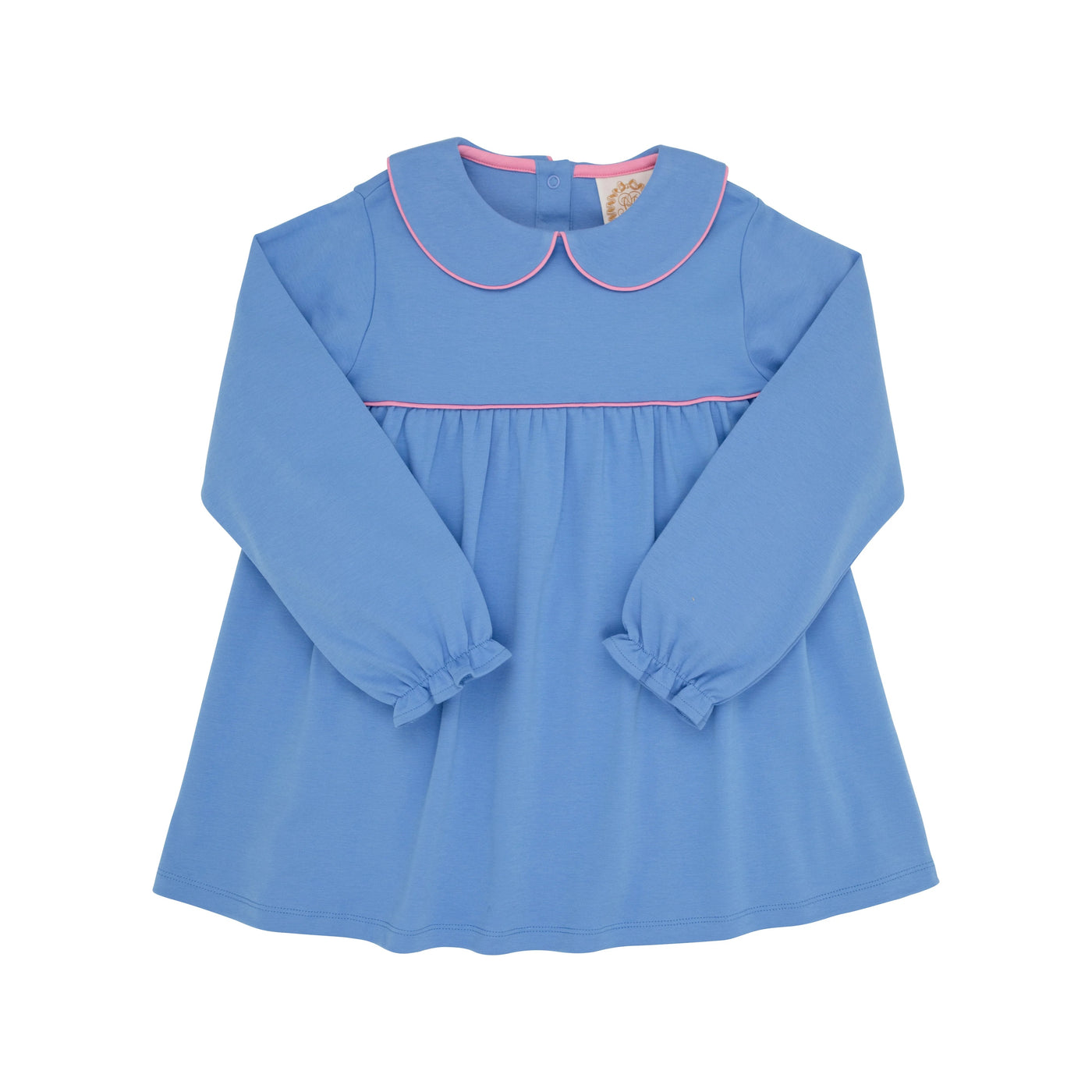 Maude's A-Line Top - Barbados Blue with Hamptons Hot Pink