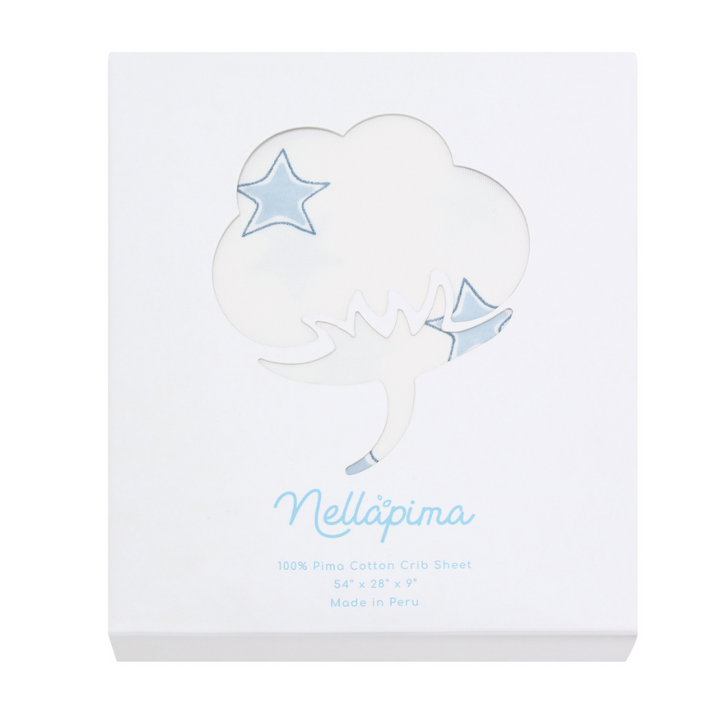 Crib Sheet - Blue Stars